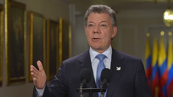 Presidente Juan Manuel Santos. Foto: Oficial.