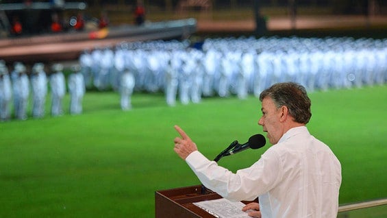 Juan Manuel Santos, presidente de Colombia. Foto: SIG.