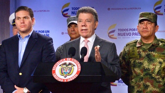 El presidente Juan Manuel Santos. Foto: SIG