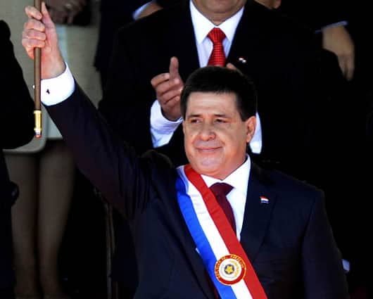 Horacio Cartes, presidente de paraguay. Foto: AFP.