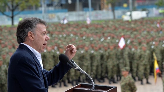 Según el presidente, las Farc han respetado el cese al fuego unilateral. Foto: Presidencia.