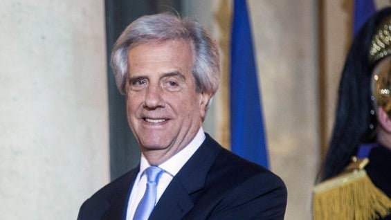 El presidente de Uruguay Tabaré Vázquez. Foto: AFP