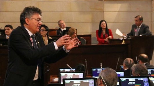Mauricio Cárdenas, ministro de Hacienda. Foto: @SenadoGovCo