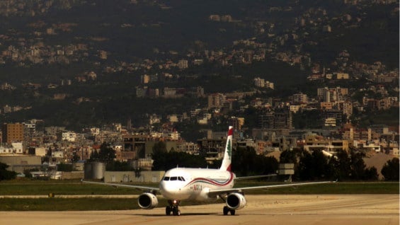 Aeropuerto de Beirut. Foto: AFP