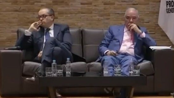 Foto: El procurador Fernando Carrillo y el contralor Edgardo Maya / NoticiasRCN.com