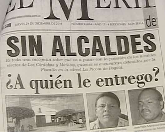 Ambos municipios se encuentran sin alcalde. Foto: Noticias RCN