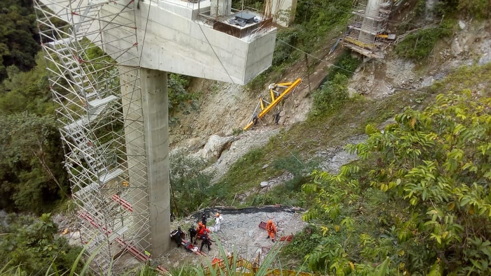 FOTO: Puente La Plata. Bomberos Cundinamarca