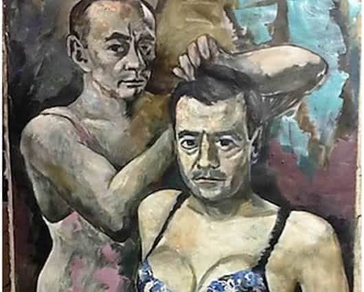 'Picardías' muestra a Putin peinando a Dmitri en sujetador. Foto: Archivo.