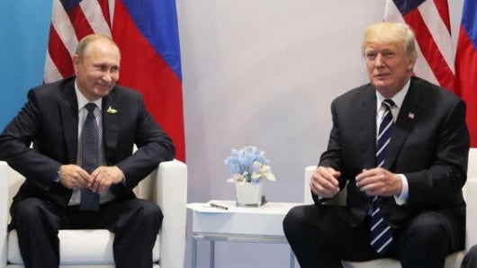 Ambos líderes se mostraron satisfechos por este primer cara a cara y optimistas con respecto a sus potenciales resultados. Foto: EFE