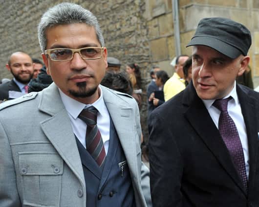 Carlos Hernando Rivera y Gonzalo Ruiz. Foto: AFP