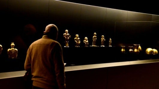 Parte del tesoro Quimbaya. Foto: Gerard Julien / AFP