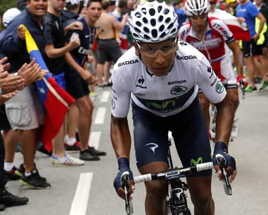 Nairo Quintana, ciclista boyacense. Foto: AFP