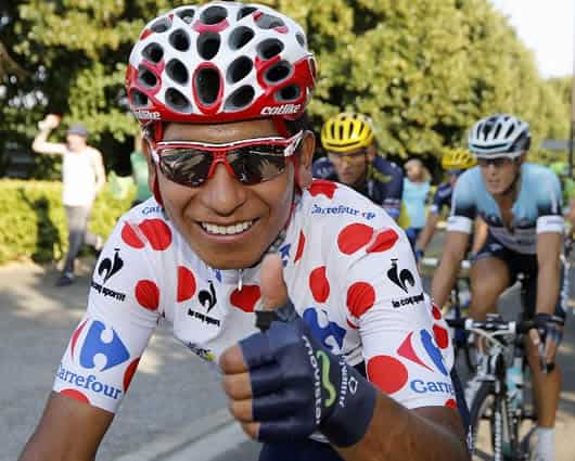 Nairo Quintana, ciclista boyacense. Foto: AFP