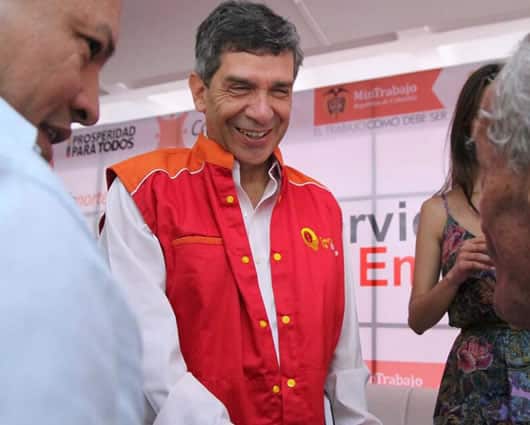 El alcalde encargado y ministro de Trabajo, Rafael Pardo. Foto: Twitter.