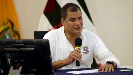 Rafael Correa, presidente de Ecuador. Foto: Flickr Presidencia de Ecuador
