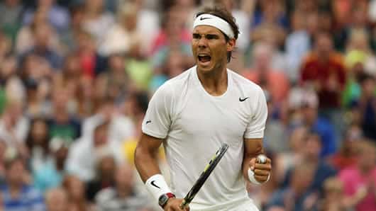 El tenista español Rafael Nadal. Foto: AFP.
