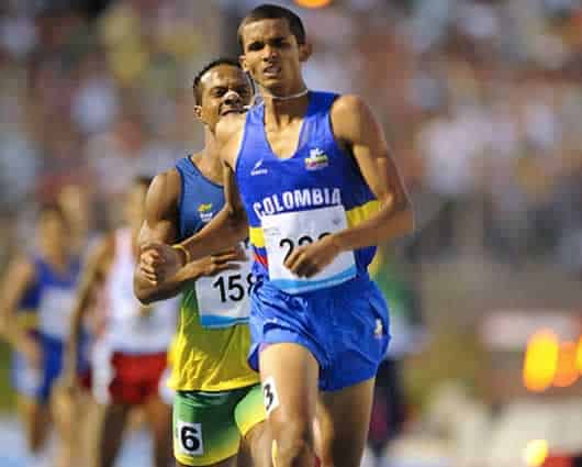 Rafith Rodríguez, atleta colombiano. Foto: AFP.