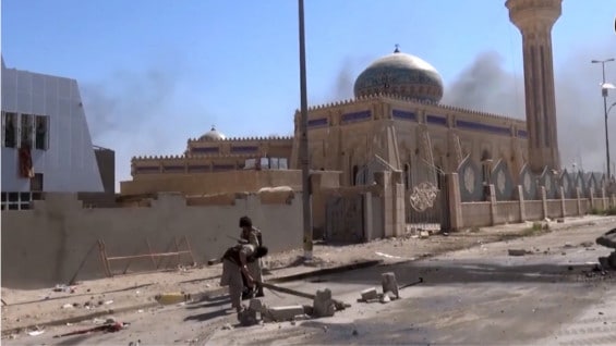 Imágenes de Ramadi tras el ataque del Estado Islámico. Foto: AFP