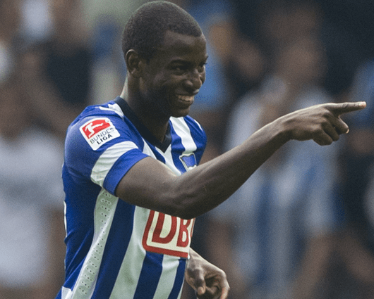 Adrian Ramos es figura en Alemania y goleador de su equipo. Foto: AFP