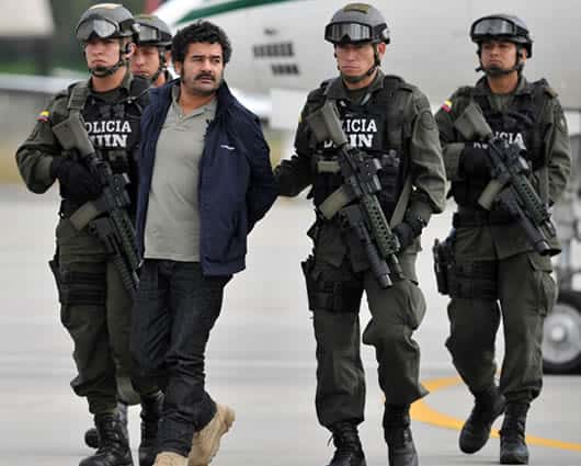 'Diego Rastrojo' fue capturado el 3 de junio de 2012 en Barinas, Venezuela. Foto: AFP.