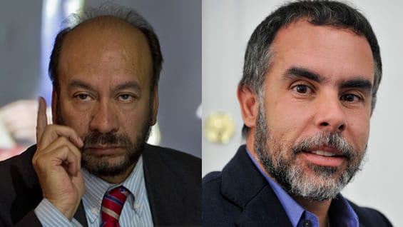 Alfredo Rangel y Armando Benedetti. Foto: AFP