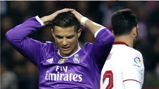 Cistiano Ronaldo al final del encuentro. Foto: EFE