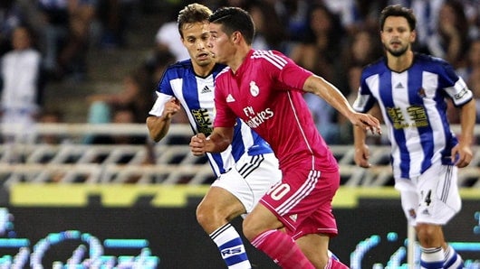 James Rodríguez fue titular en el partido. Foto: EFE