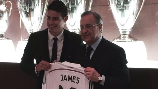 El centrocampista colombiano James Rodríguez. Foto: @fcarrilloflorez