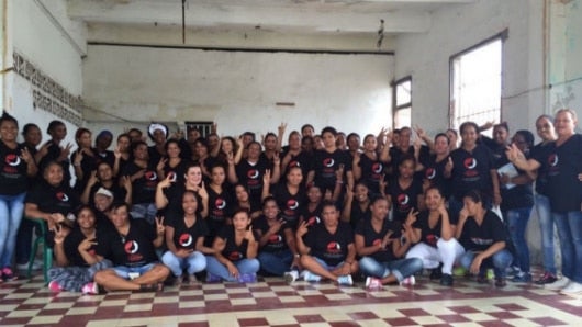 El Sena participó en la capacitació de alrededor de 180 reclusas del centro penitenciario. @Johana_Bahamon