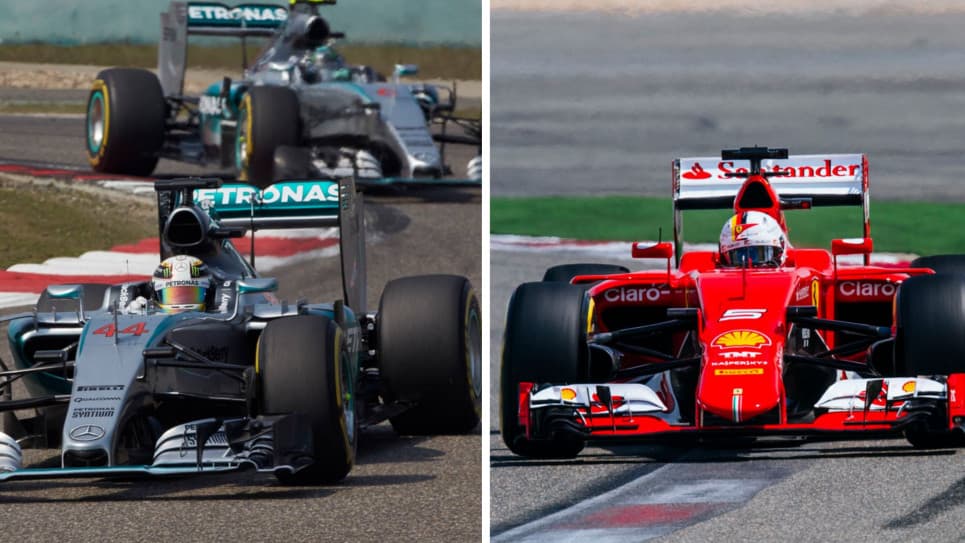 Hamilton superó a Vettel por cuatro décimas. Foto Oficial.