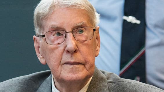 Reinhold Hanning, exoficial del SS. Foto AFP