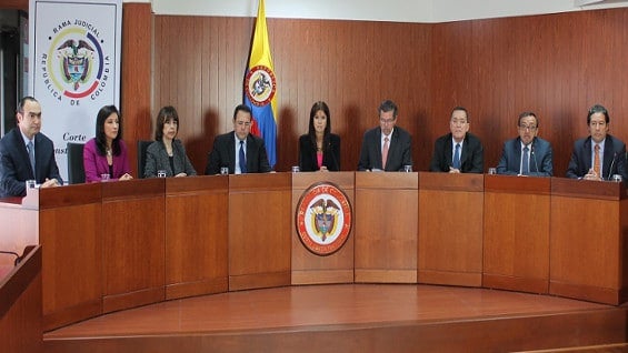 Magistrados de la Corte Constitucional. Foto: oficial.