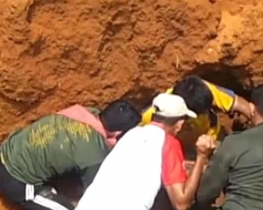 Cuerpos de rescate llegaron a la zona.