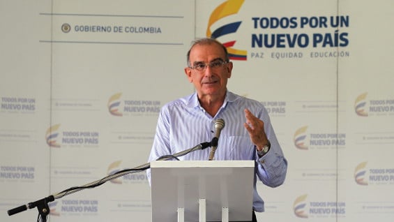 Humberto de la Calle, jefe negociador del Gobierno en los diálogos de paz. Foto: EFE