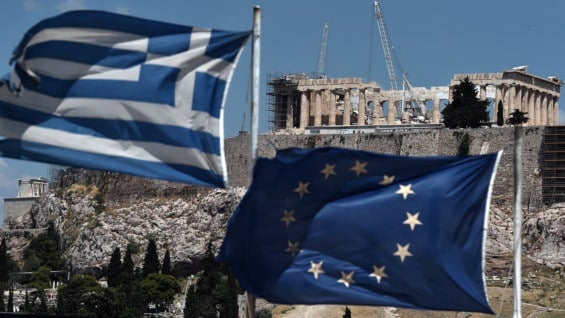 Si Atenas no paga o no se halla un acuerdo, el BCE podría poner fin a su ayuda a los bancos griegos. Foto: AFP