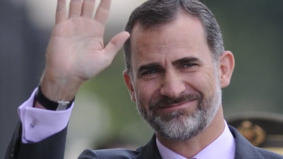 Felipe VI de España. Foto: AFP