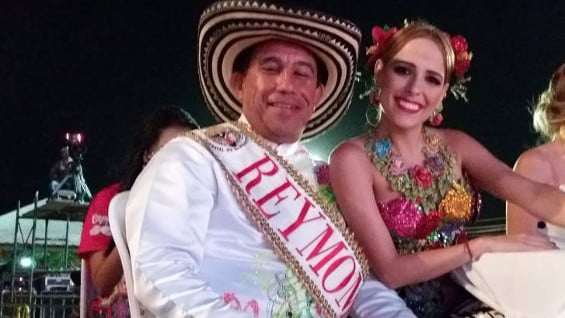 Foto: Germán Álvarez, Rey Momo del Carnaval de Barranquilla 2017 ( Twitter)