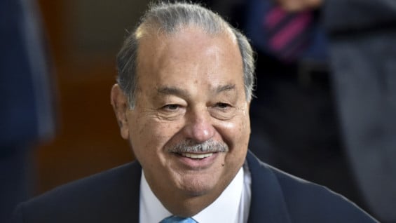 Carlos Slim, el hombre más rico de Latinoamérica y el segundo más rico del mundo. Foto: AFP