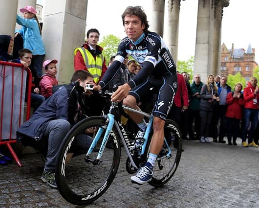 A los de 26 años Urán hizo historia, en el Giro de Italia-2013 finalizó segundo en la clasificación general. Foto: AFP