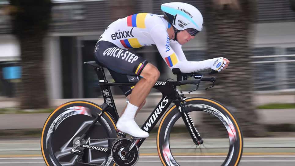 Rigoberto Urán es cuartoen la general del Giro de Italia. Foto Oficial.