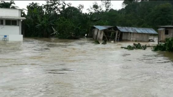 Foto: Río se desborda en Chocó