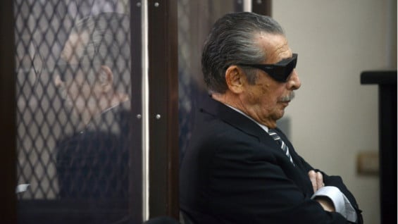 Efraín Ríos Montt. Foto: AFP