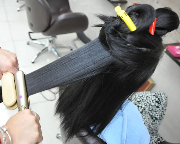 El pelo es vendido por 476 dólares. Foto: AFP