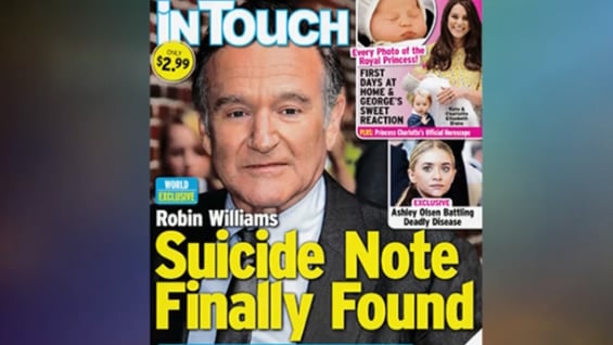Una de las notas fue encontrada por uno de los hijos del actor en un baúl donde guardaba recuerdos de su infancia.