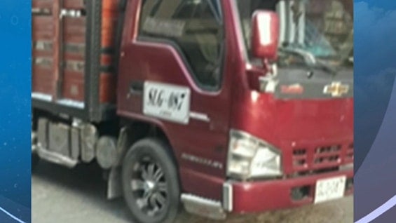 El camión fue robado de un parqueadero en Suba. Foto: NoticiasRCN