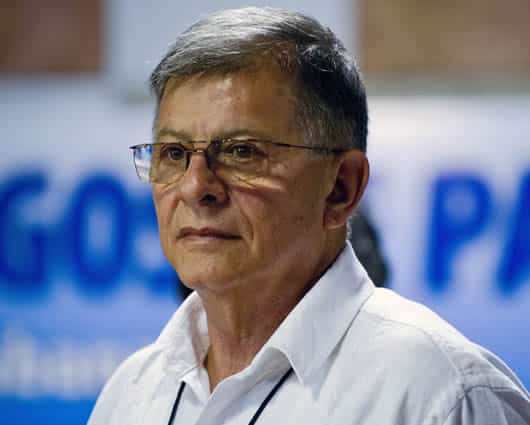 'Rodrigo Granda', vocero de las Farc. Foto: AFP.