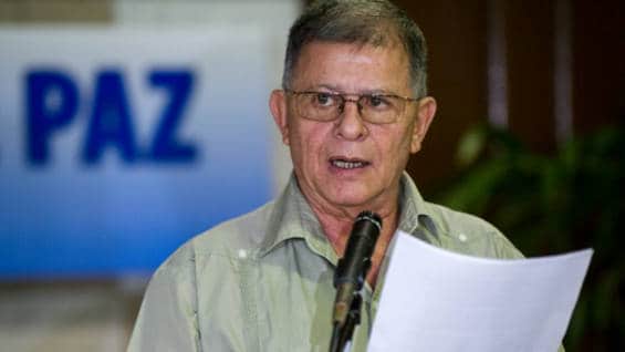 'Rodrigo Granda', integrande del grupo negociador de las Farc. Foto: AFP.