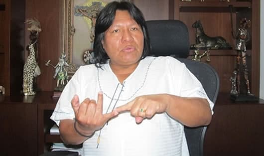 El expersonero de Bogotá Francisco Rojas Birry. Foto: Organización Nacional Indígena de Colombia