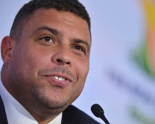 Ronaldo Luis Nazario da Lima, exfutbolista brasilero. Foto: AFP