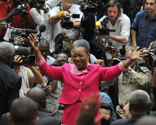 La nueva presidenta de la República Centroafricana, Catherine Samba-Panza. Foto: AFP